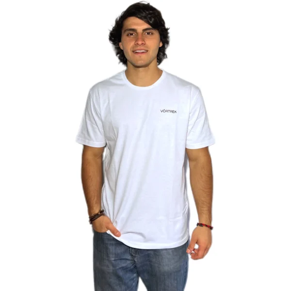 REMERA VORTREK COTTON BLACK ALIVE Manga Corta Hombre Color Blanco - Imagen 6