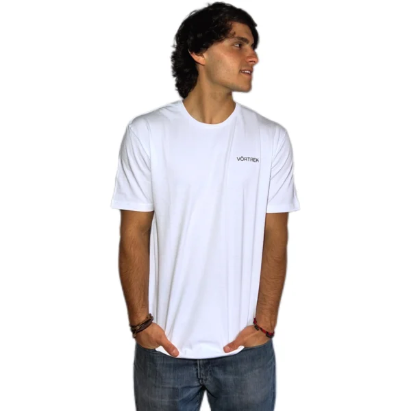REMERA VORTREK COTTON BLACK ALIVE Manga Corta Hombre Color Blanco - Imagen 5