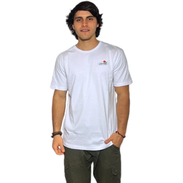 REMERA VORTREK COTTON BLACK BEACH Manga Corta Hombre Color Blanco - Imagen 6
