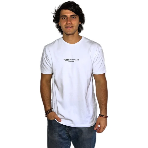 REMERA VORTREK COTTON BLACK CALLING Manga Corta Hombre Color Blanco - Imagen 6