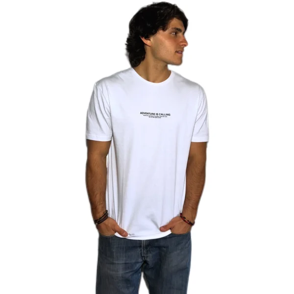 REMERA VORTREK COTTON BLACK CALLING Manga Corta Hombre Color Blanco - Imagen 5
