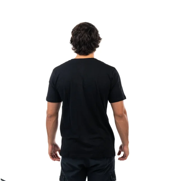Remera VORTREK COTTON BLACK MINIMAL manga corta hombre color negro - Imagen 4