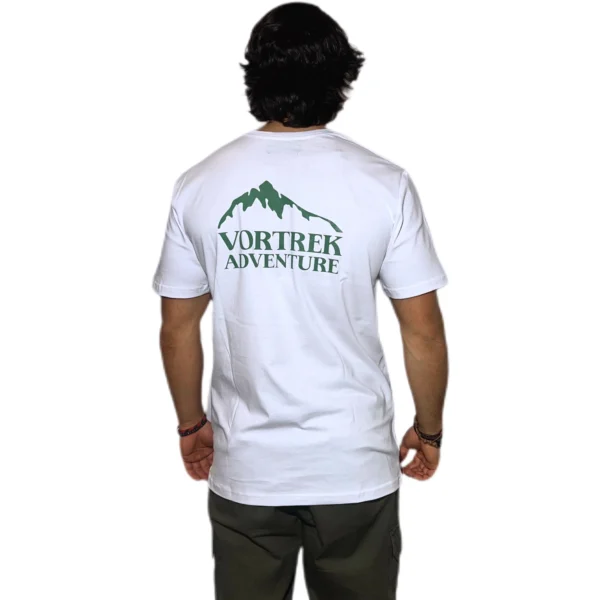 REMERA VORTREK COTTON BLACK MOUNTAIN Manga Corta Hombre Color Blanco - Imagen 3