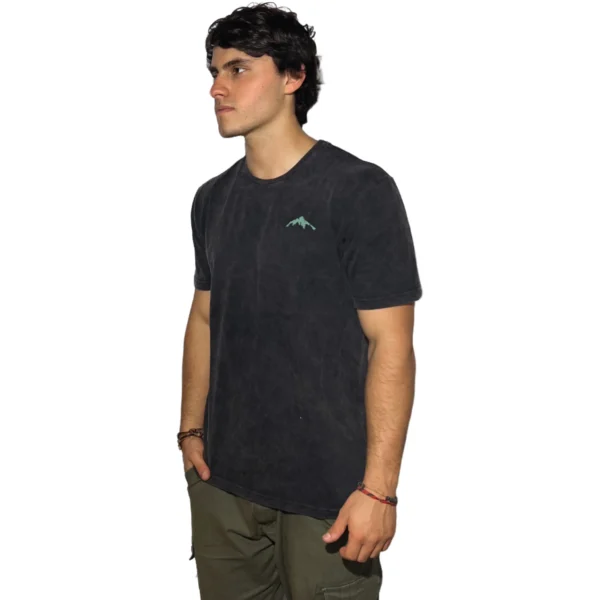 REMERA VORTREK COTTON BLACK MOUNTAIN Manga Corta Hombre Color Gris Melange - Imagen 2