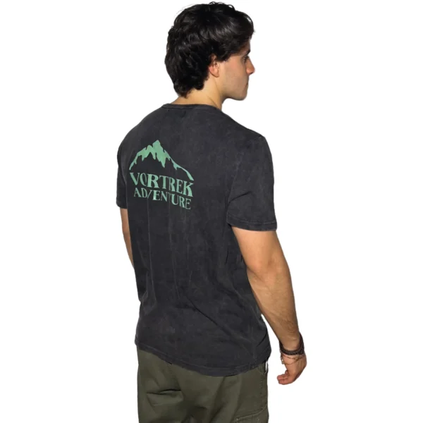REMERA VORTREK COTTON BLACK MOUNTAIN Manga Corta Hombre Color Gris Melange - Imagen 4