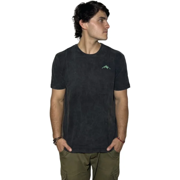 REMERA VORTREK COTTON BLACK MOUNTAIN Manga Corta Hombre Color Gris Melange - Imagen 5