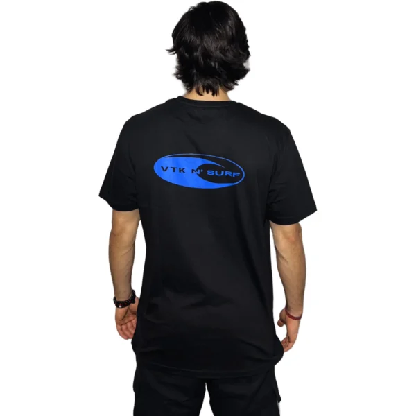 REMERA VORTREK COTTON BLACK SURF Manga Corta Hombre Color Negro - Imagen 3