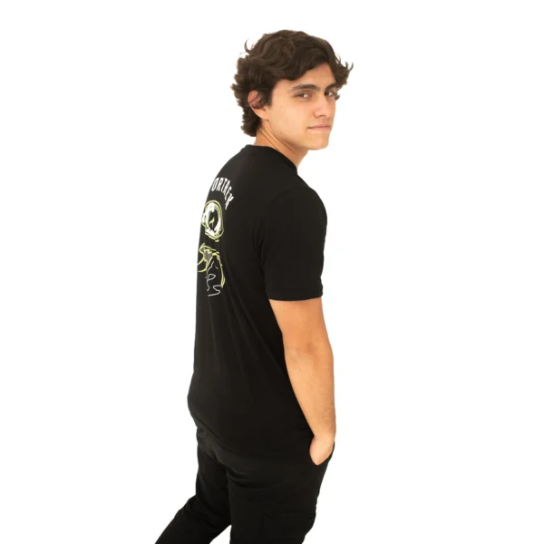 Remera VORTREK COTTON BLACK SURFING m/c hombre color negro - Imagen 3