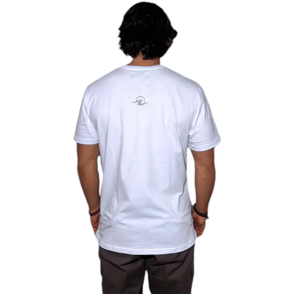 REMERA VORTREK COTTON BLACK TREK Manga Corta Hombre Color Blanco - Imagen 3