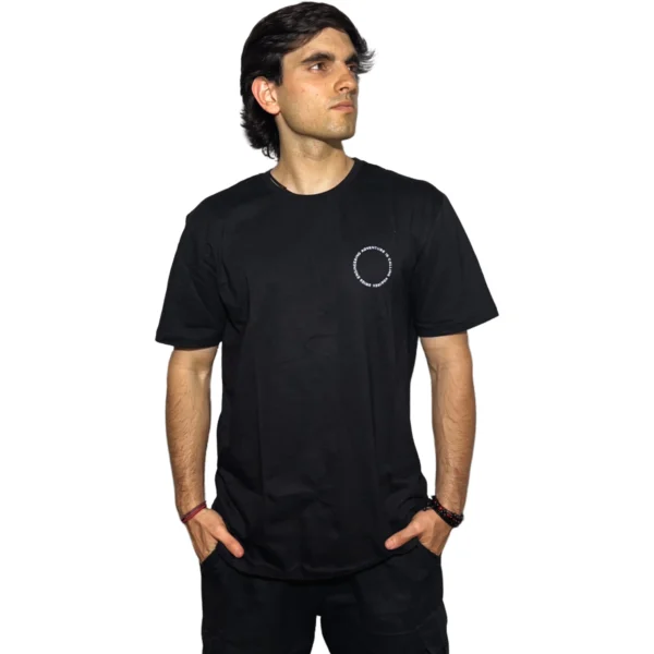 REMERA VORTREK COTTON BLACK TREK Manga Corta Hombre Color Negro - Imagen 5
