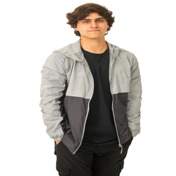 Rompevientos Vortrek Hombre 20116001 Reflectivo color Gris