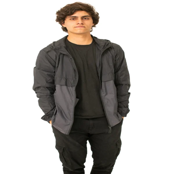 Rompevientos Vortrek Hombre 20116001 Reflectivo color Negro - Imagen 6