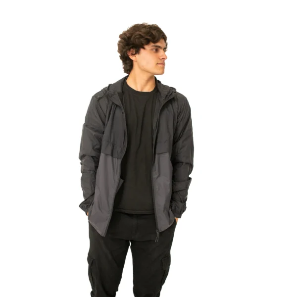 Rompevientos Vortrek Hombre 20116001 Reflectivo color Negro - Imagen 2