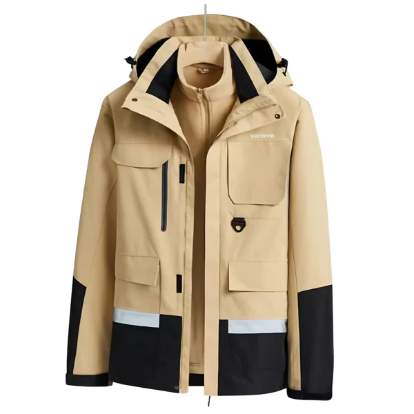 Campera Vortrek Xtrek 3 en 1 Hombre Color Mostaza - Imagen 3
