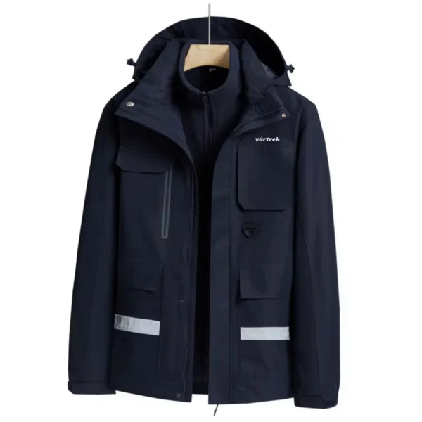 Campera Vortrek Xtrek 3 en 1 Hombre Color Negro Navy - Imagen 2