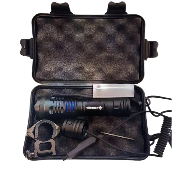 Linterna Vortrek Hunter kit switch y anillas pila 18650/3AAA V-T9637 - Imagen 5