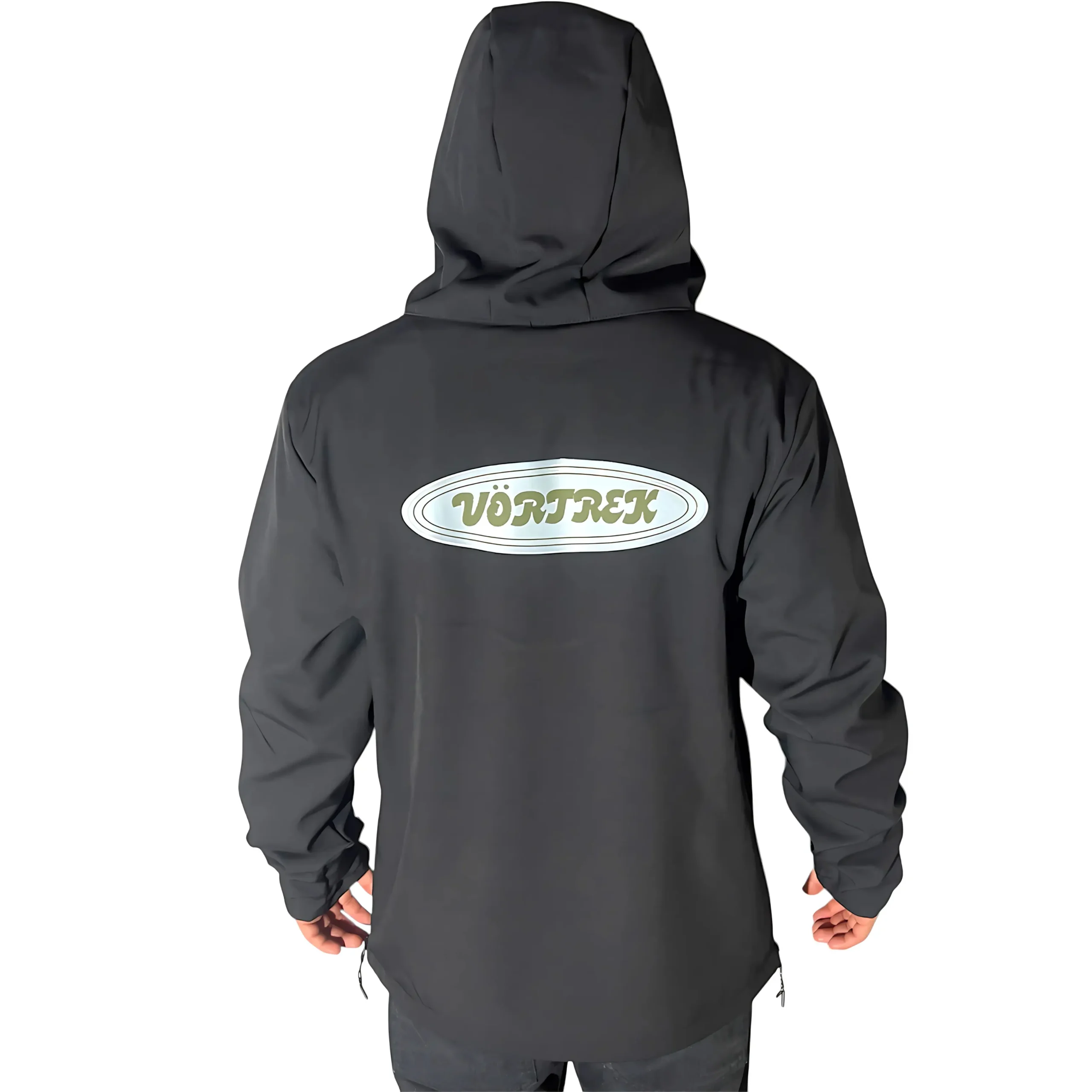 Anorak Vortrek Shelltrek Waves Color Negro - Imagen 4