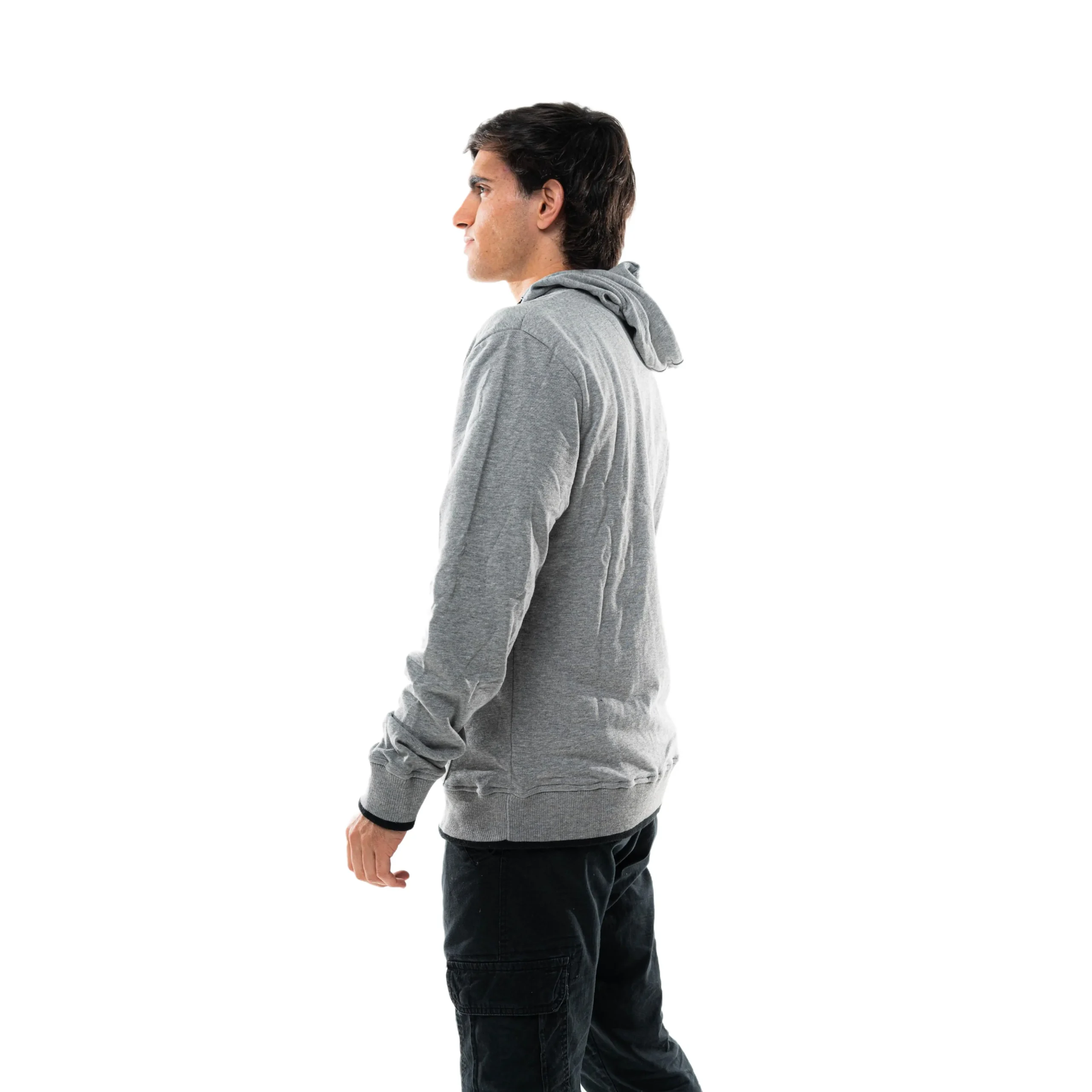 Buzo Vortrek Hombre con Capucha color Gris melange 29116600 - Imagen 3