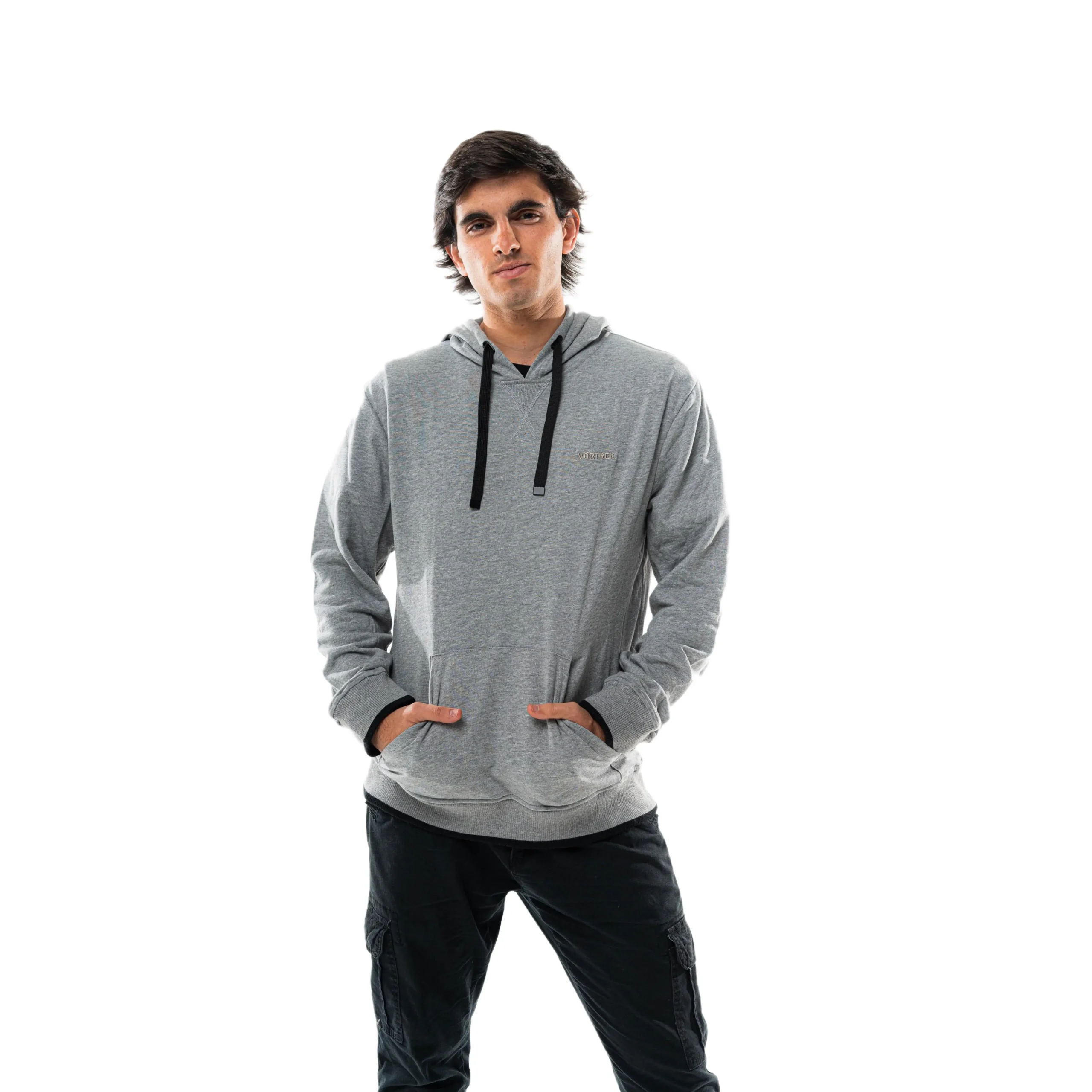 Buzo Vortrek Hombre con Capucha color Gris melange 29116600 - Imagen 4