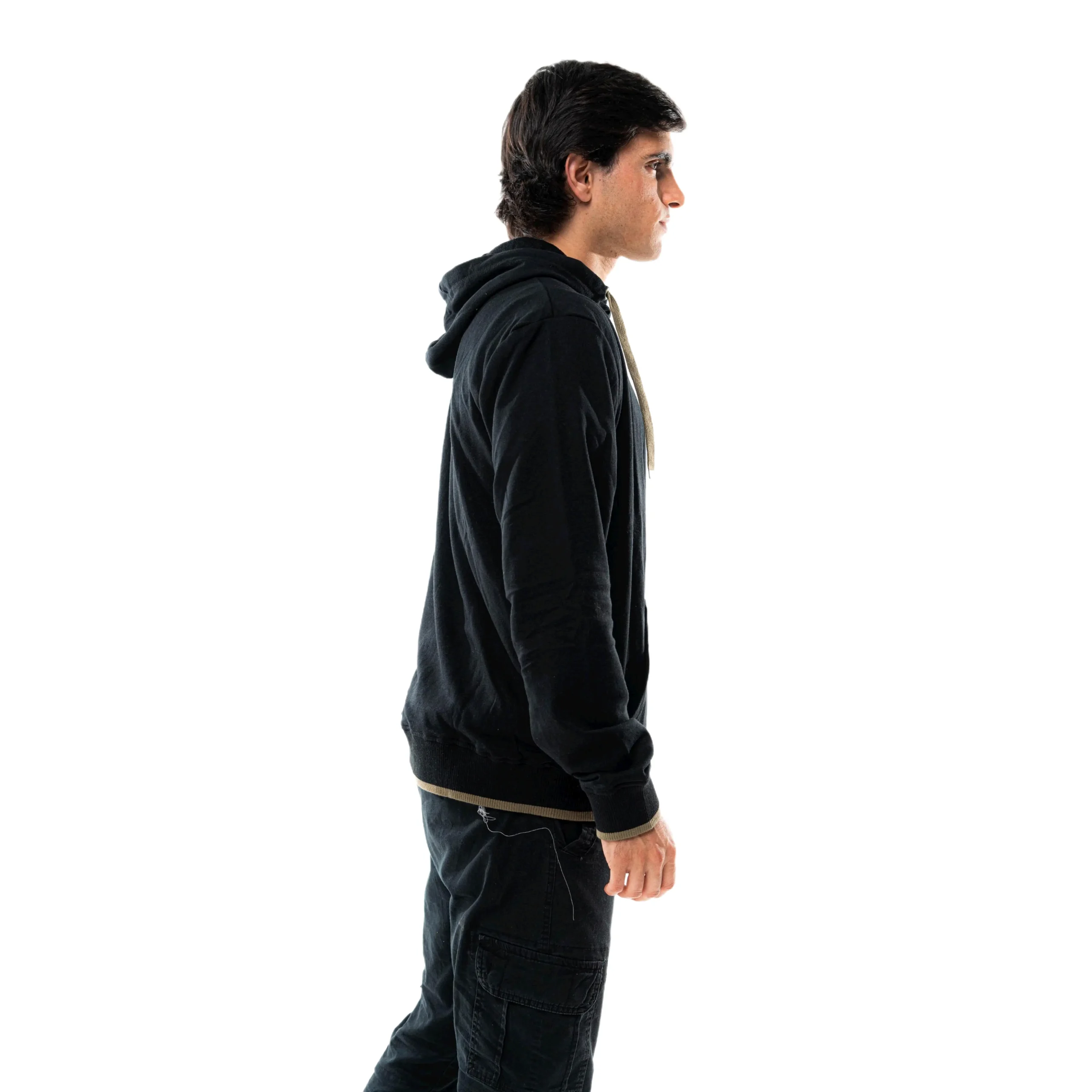 Buzo Vortrek Hombre con Capucha color Negro 29116600 - Imagen 3