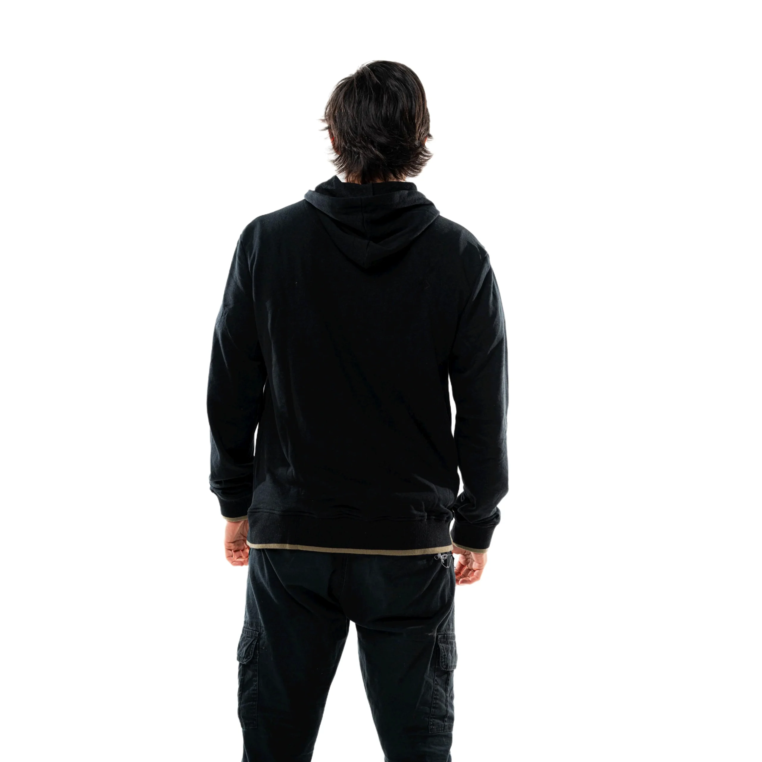 Buzo Vortrek Hombre con Capucha color Negro 29116600 - Imagen 4