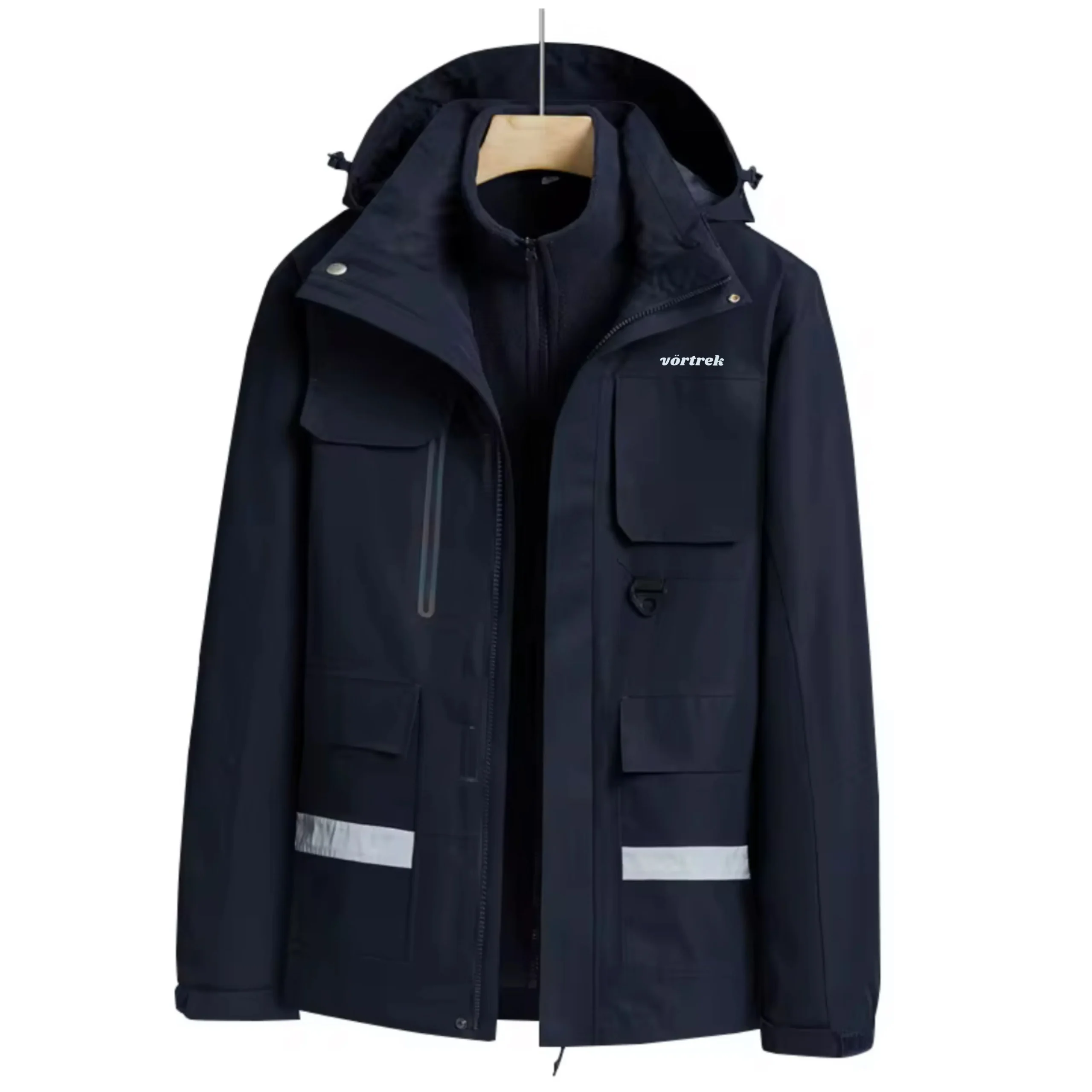 Campera Vortrek Xtrek 3 en 1 Hombre Color Negro Navy