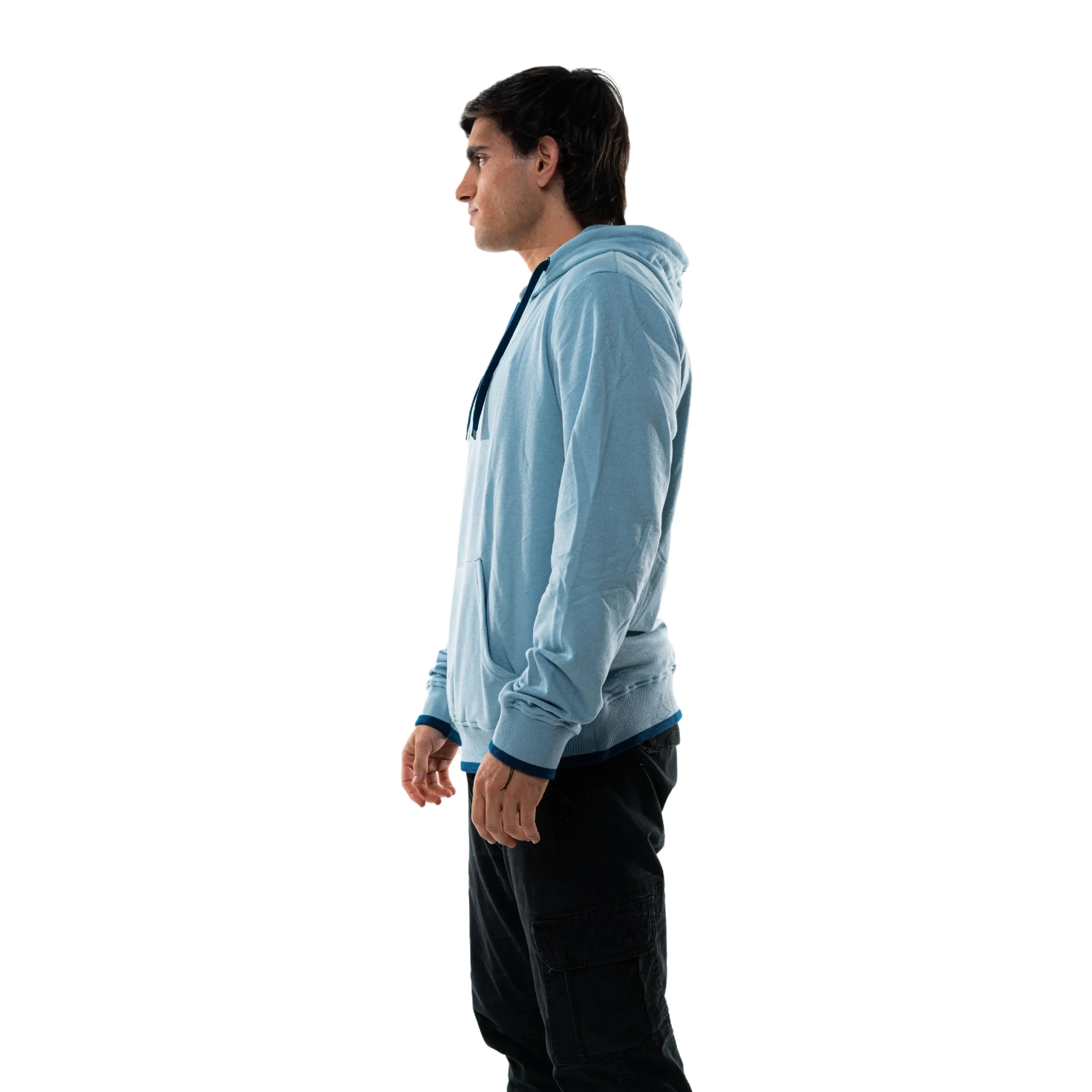 Buzo Vortrek Hombre con Capucha color Celeste 29116600 - Imagen 3