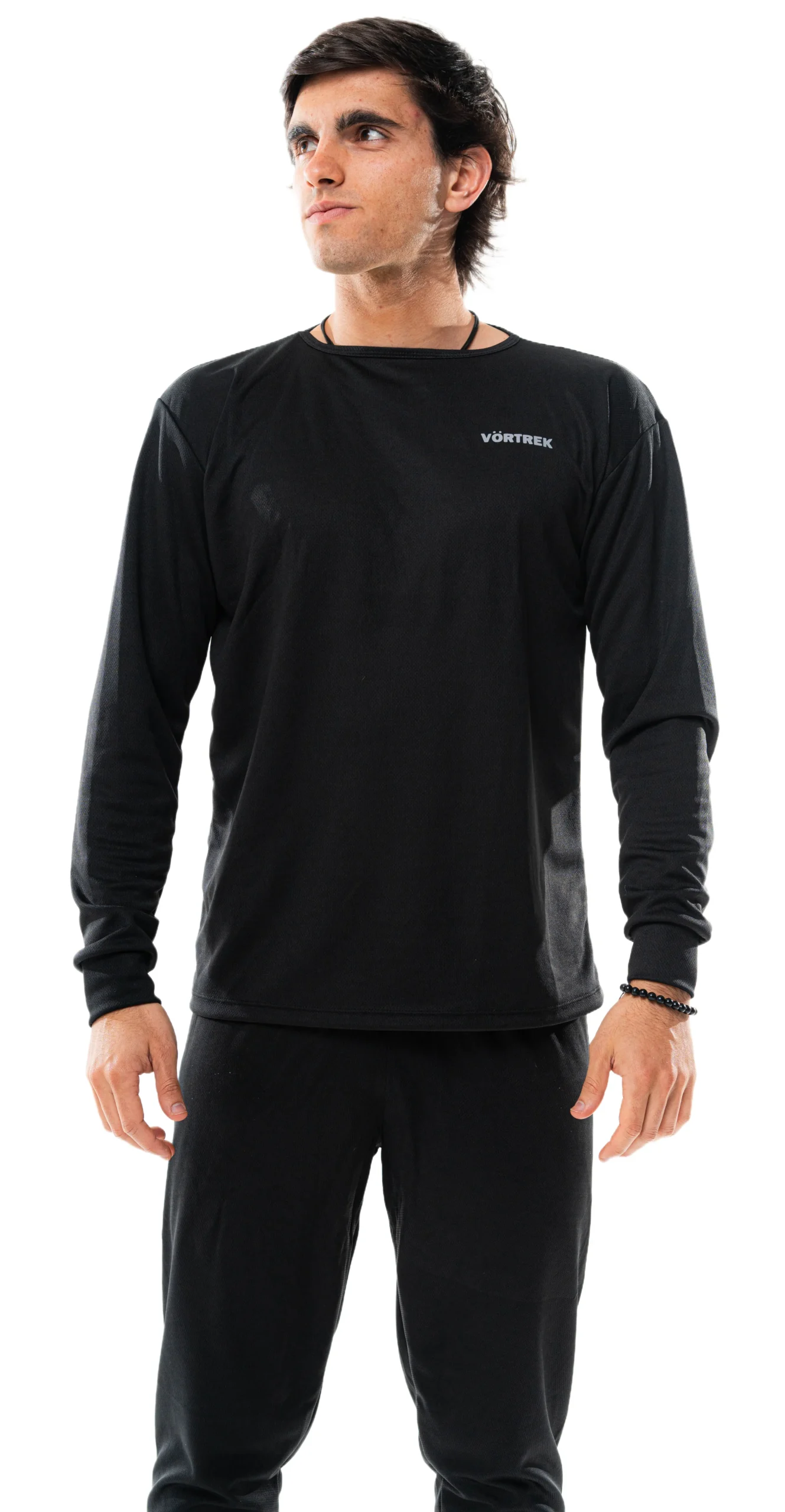 Conjunto termico Vortrek Pantalon+Remera color Negro - Imagen 3