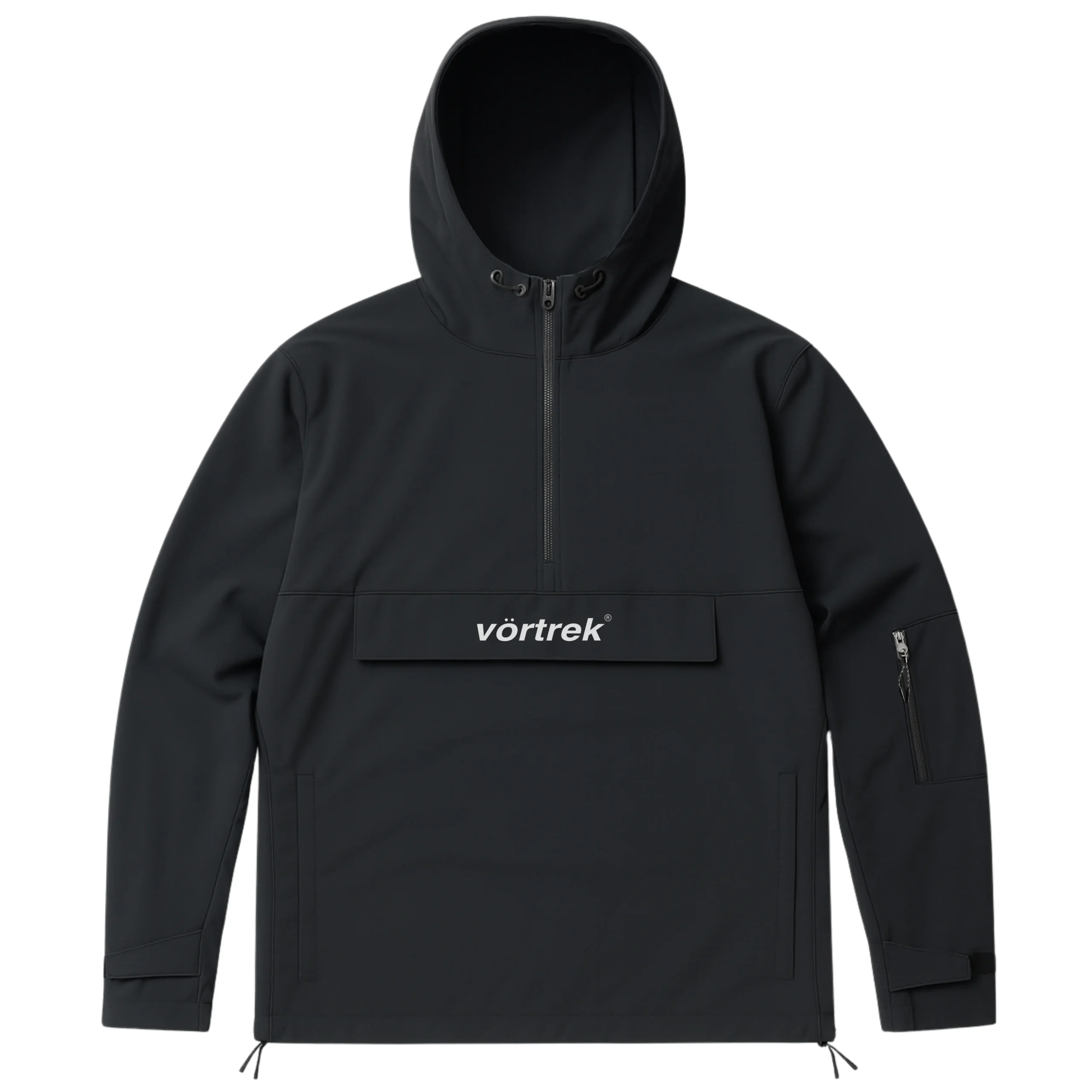 Anorak Vortrek Shelltrek Branding Color Negro