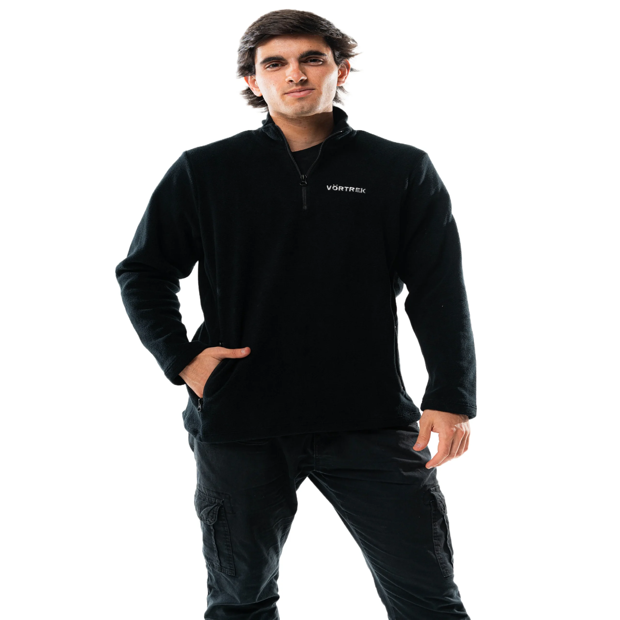 Buzo Polar Vortrek hombre color negro