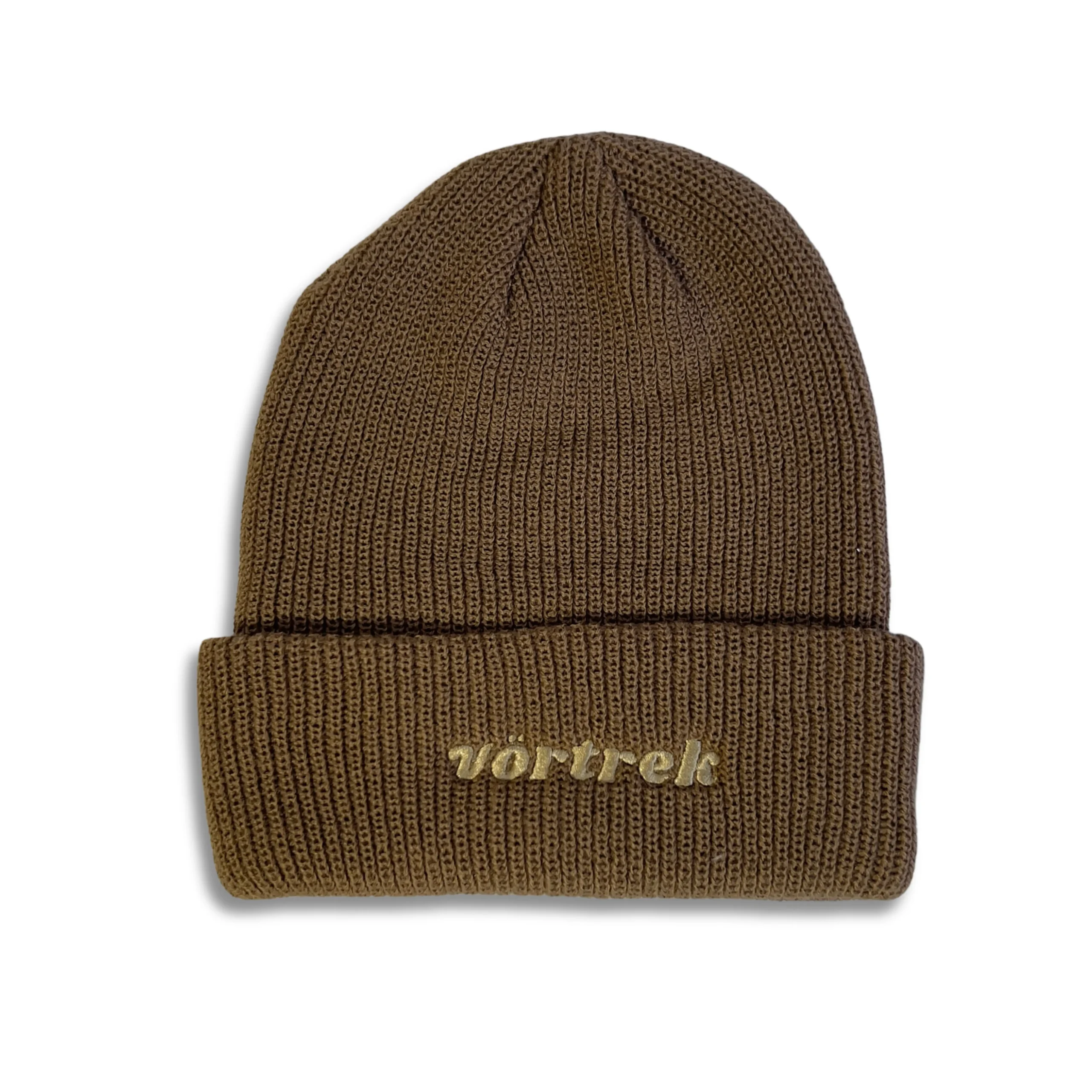 Gorro Vortrek Classic Lana Punto Ingles Color Beige - Imagen 2