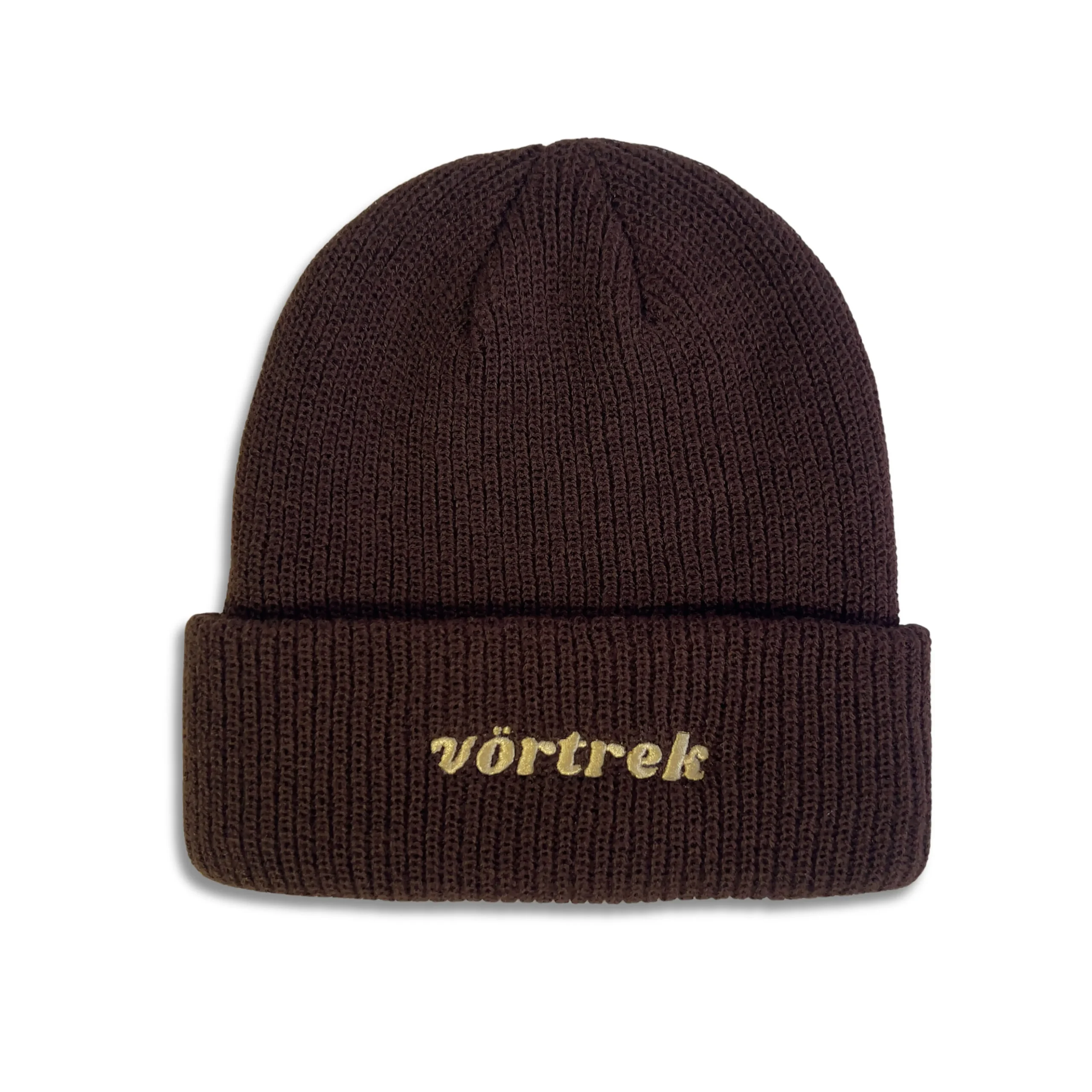Gorro Vortrek Classic Lana Punto Ingles Color Chocolate - Imagen 4