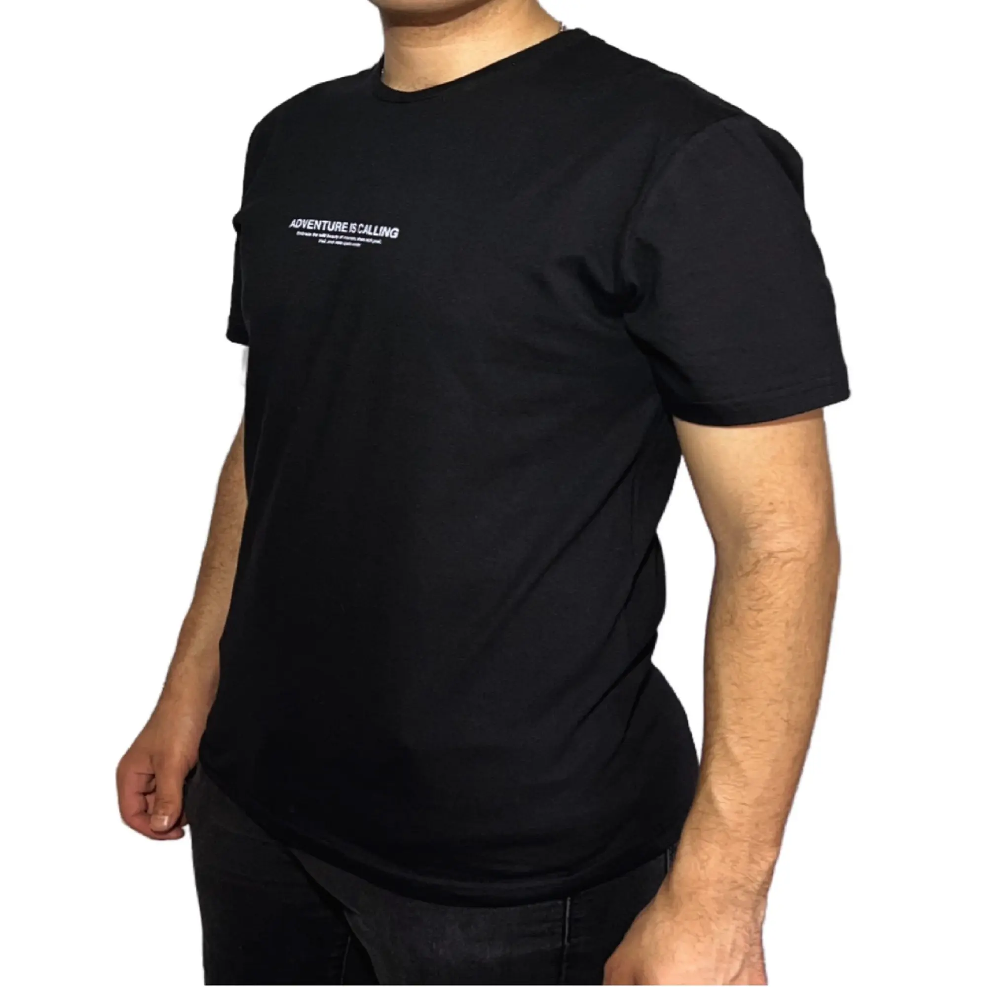 REMERA VORTREK COTTON BLACK CALLING Manga Corta Hombre Color Negro - Imagen 3