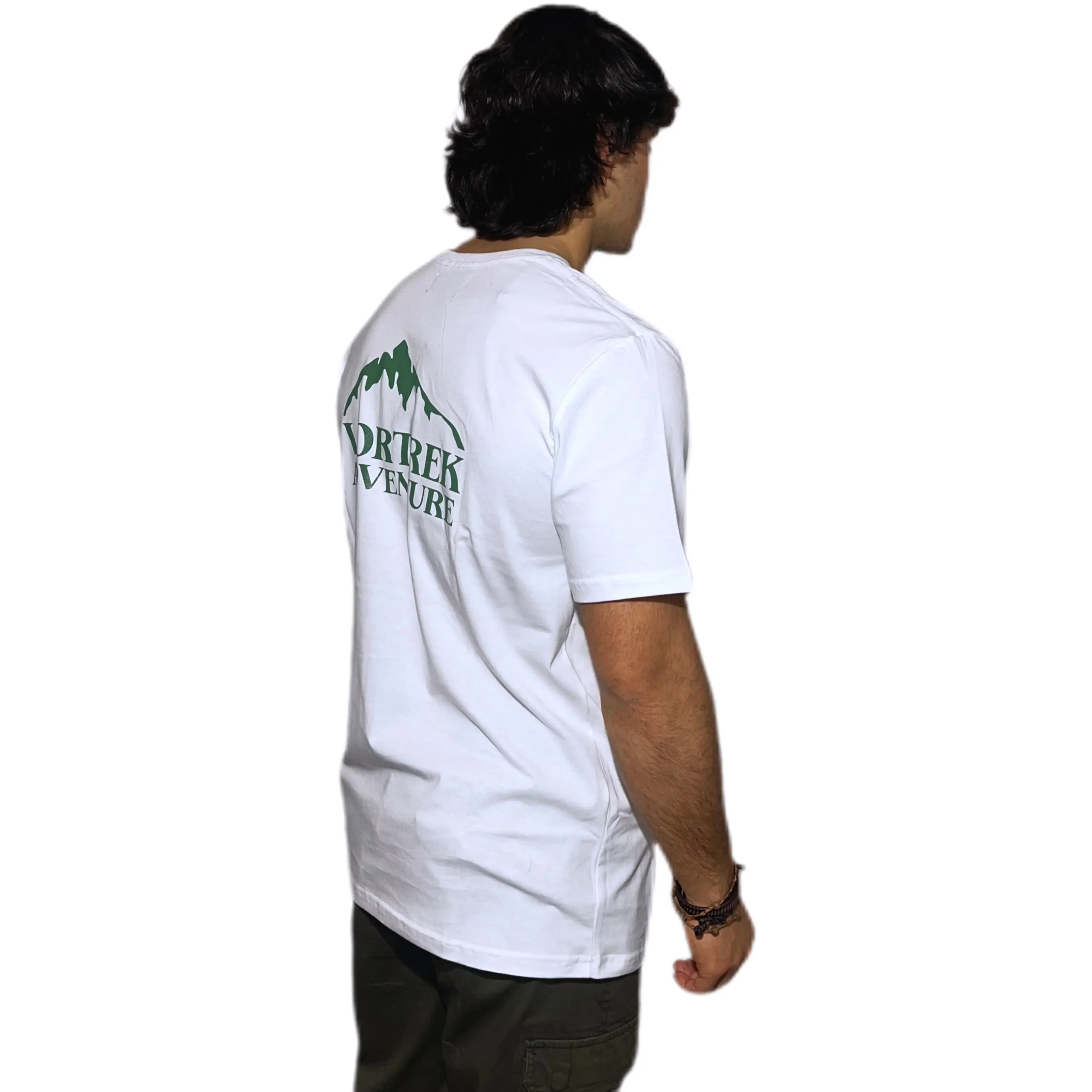 REMERA VORTREK COTTON BLACK MOUNTAIN Manga Corta Hombre Color Blanco - Imagen 4