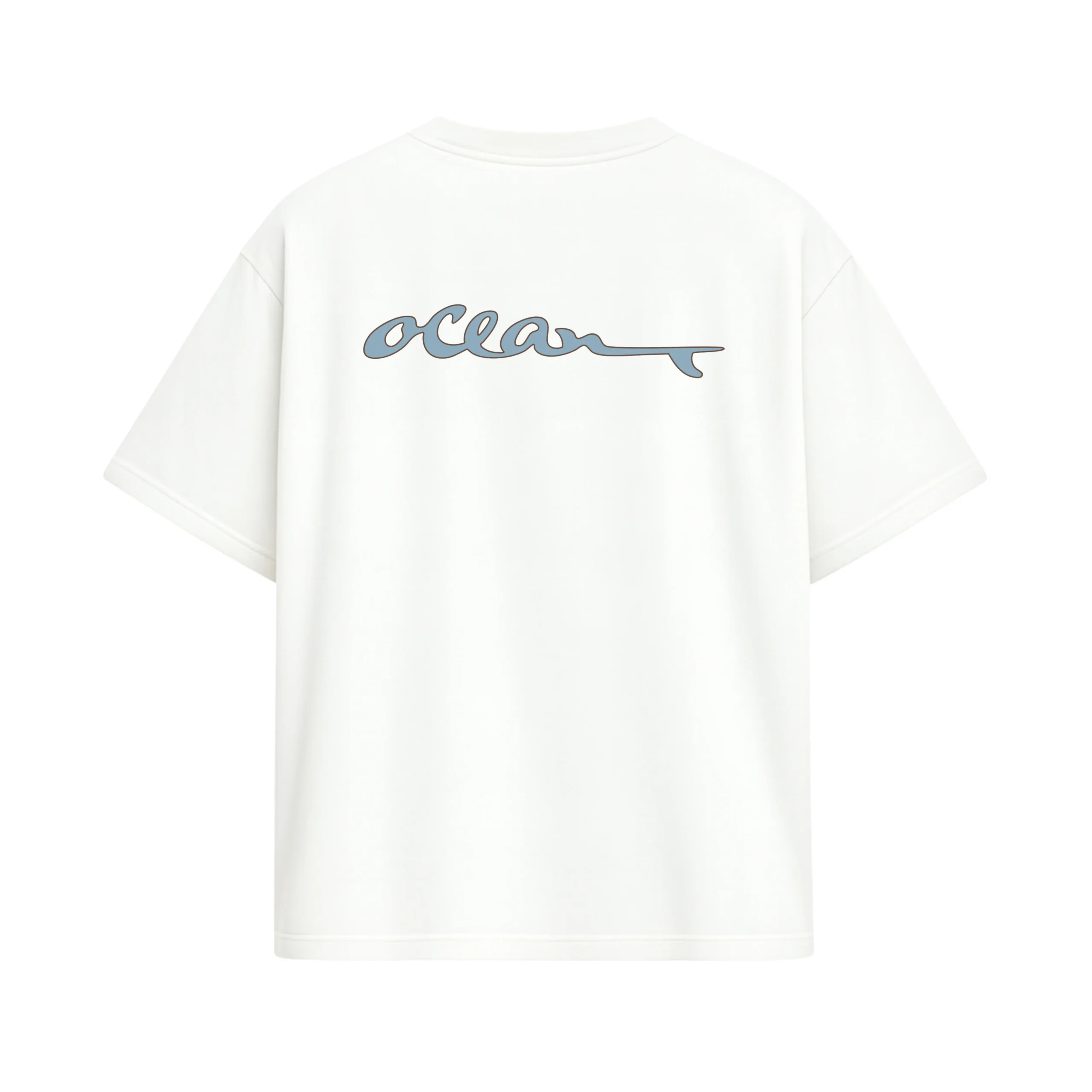 Remera Vortrek drop Ocean color blanco - Imagen 2