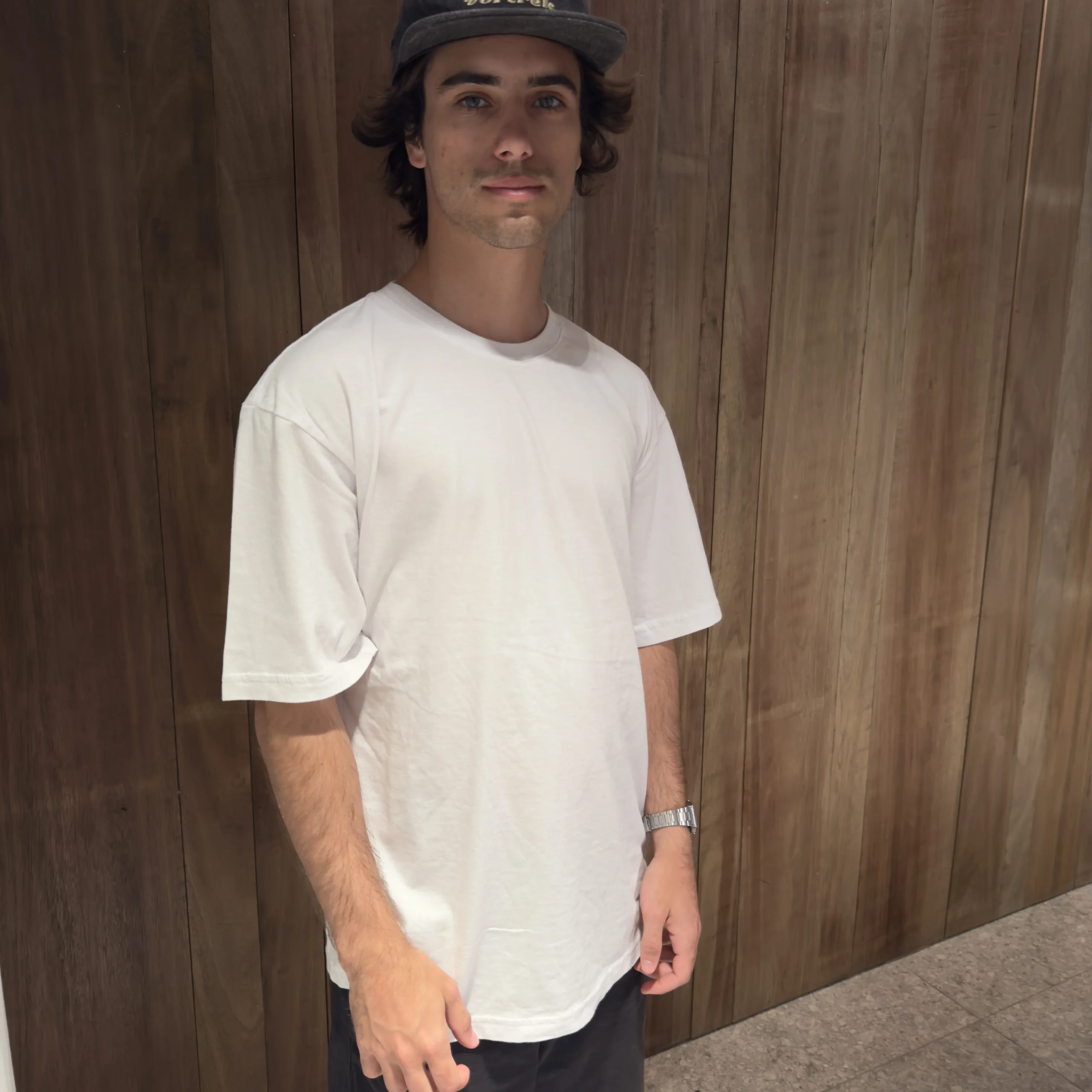 Remera Vortrek drop Ocean color blanco - Imagen 3