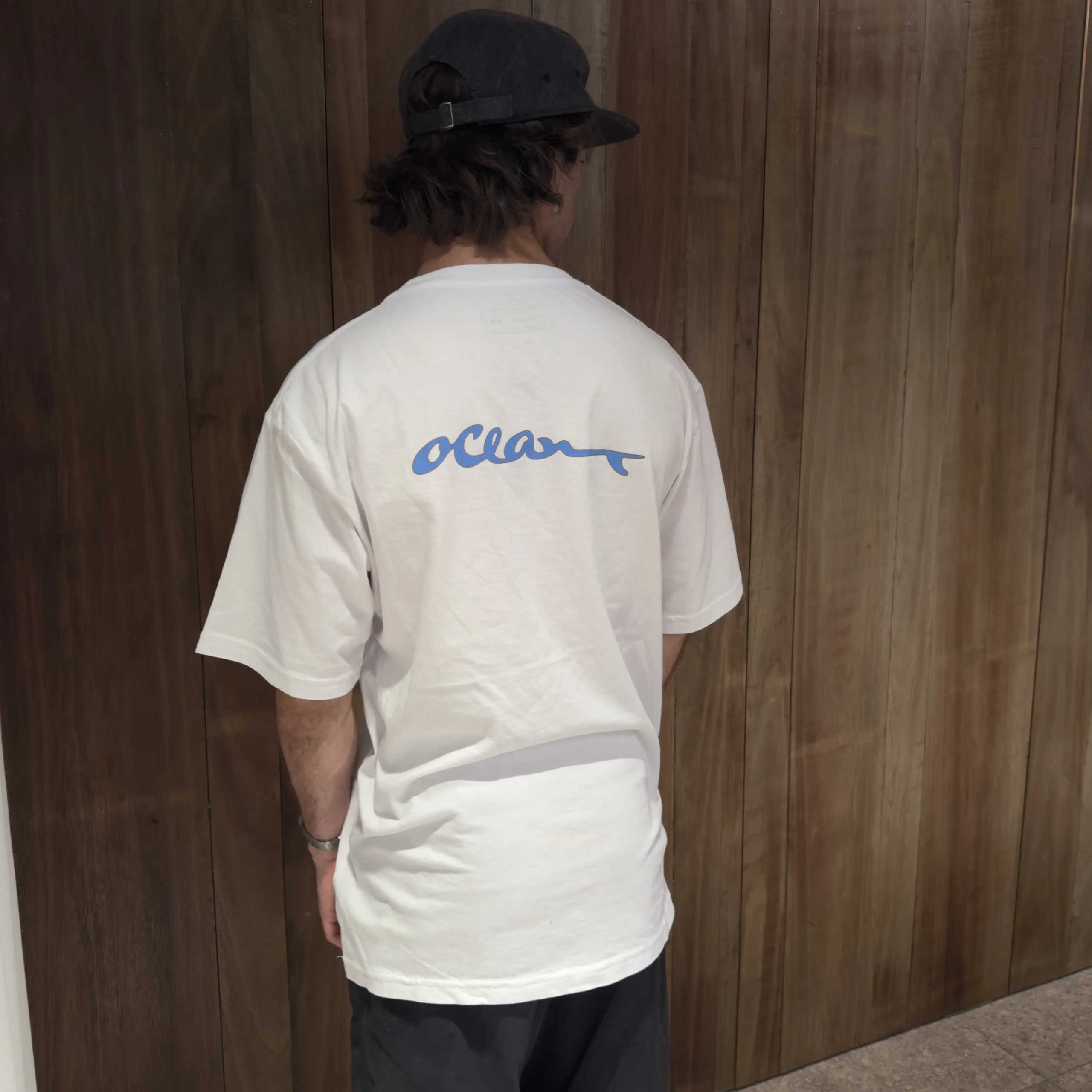 Remera Vortrek drop Ocean color blanco - Imagen 4