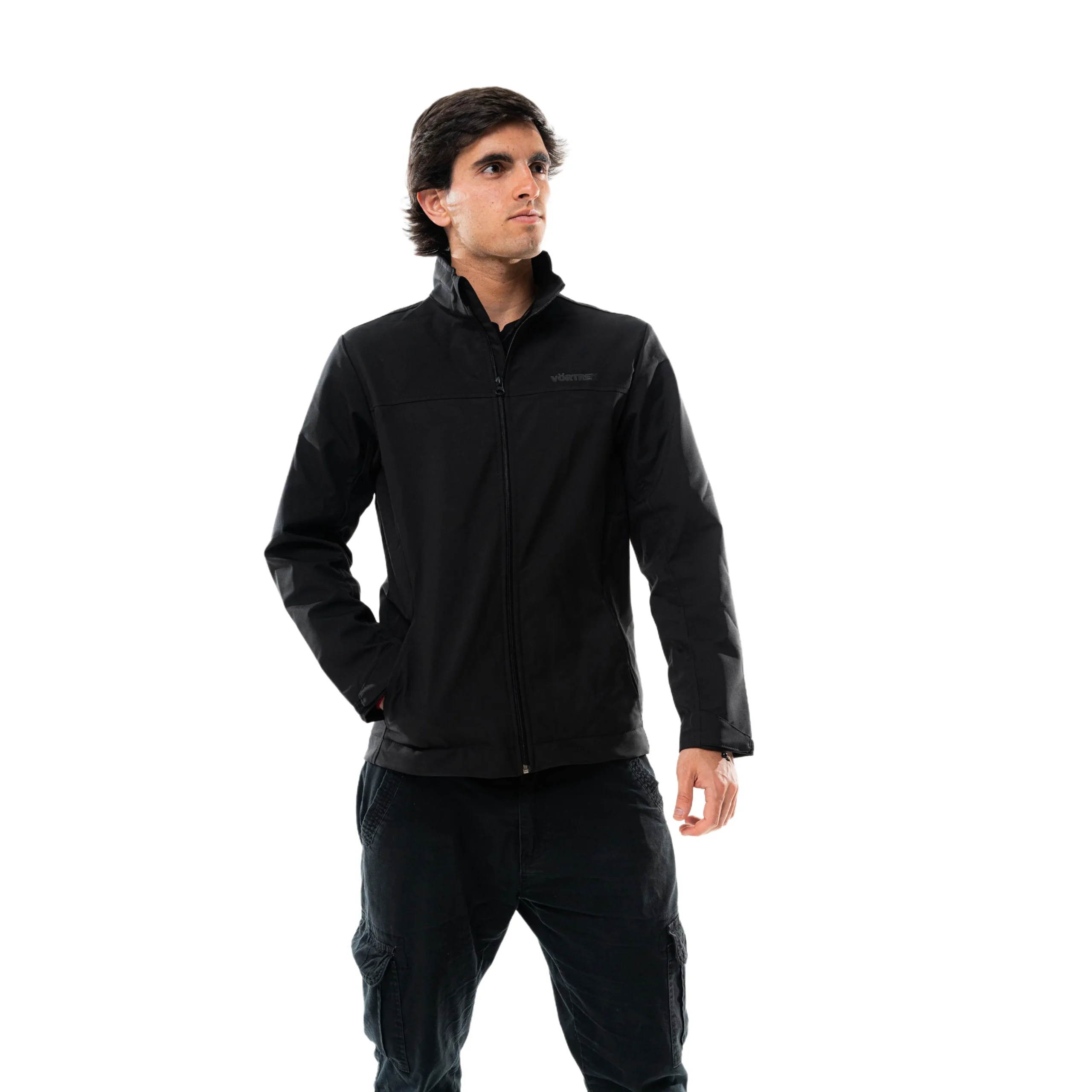 Campera CASCADE softshell liviano hombre color negro - Imagen 2