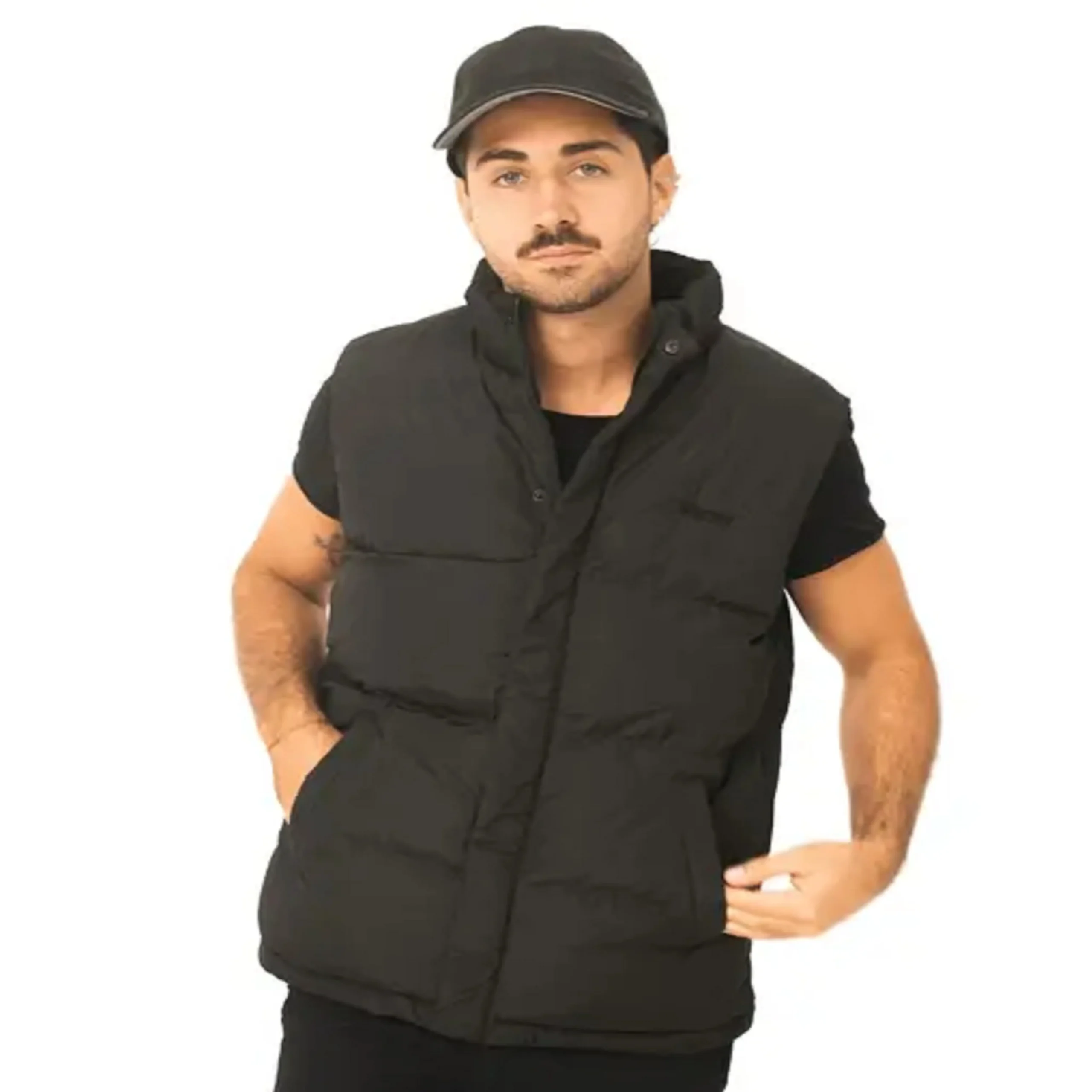 Chaleco 27117100 Puffer relleno Sintetico color Negro