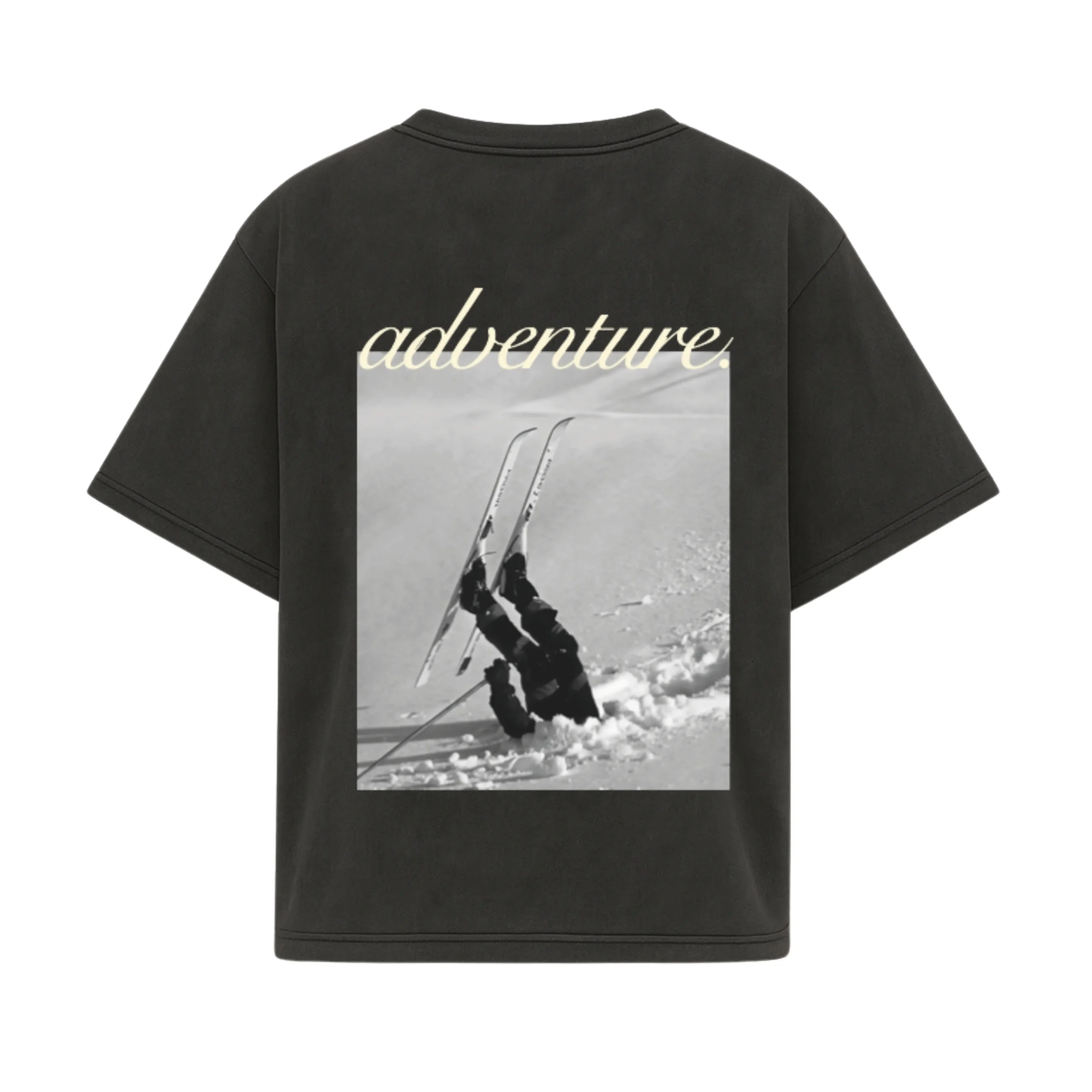 Remera drop Ski color gris oscuro - Imagen 2